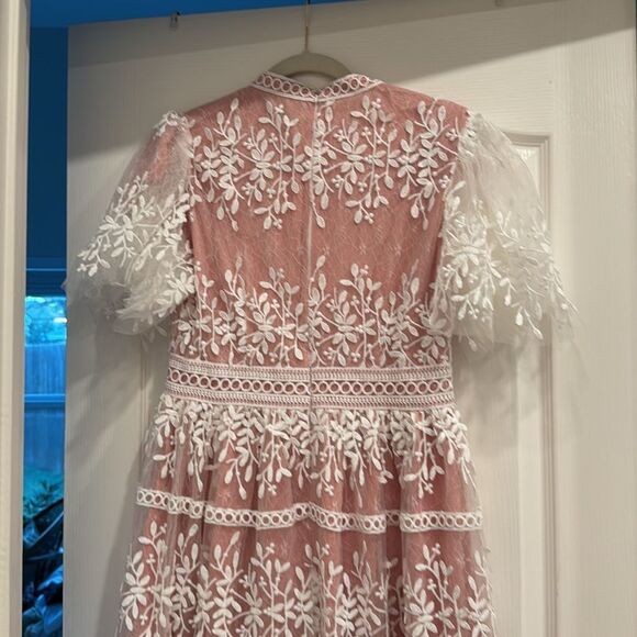 Ivy City Co Sicily pink lace midi - Picture 7 of 8